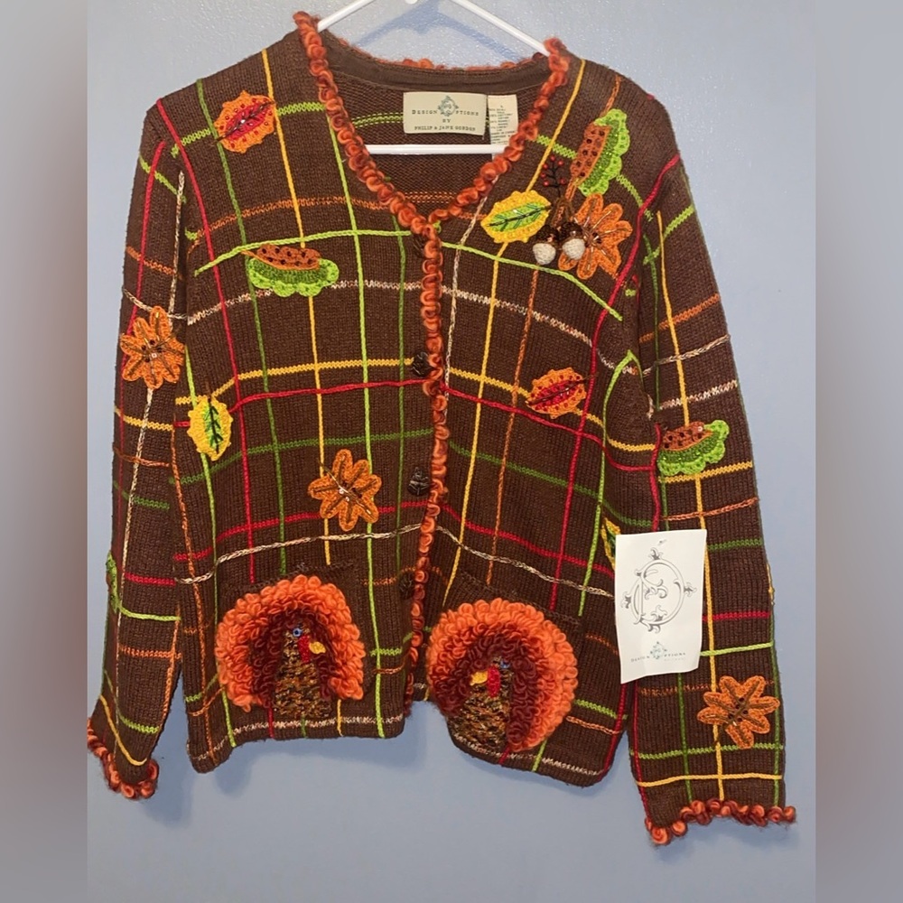 Design options by philip & jane gordon thanksgiving sweater